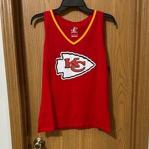 Logo Athletic Red and Yellow Tank Top